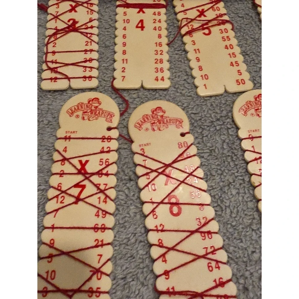 Learning Wrap Ups 3 Thru 9 Multiplication Math Tools Learning